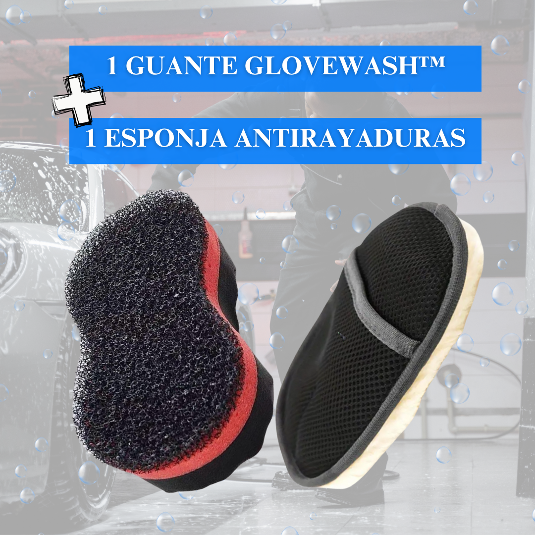 GloveWash™ – Guante de Microfibra para Limpieza de Coche