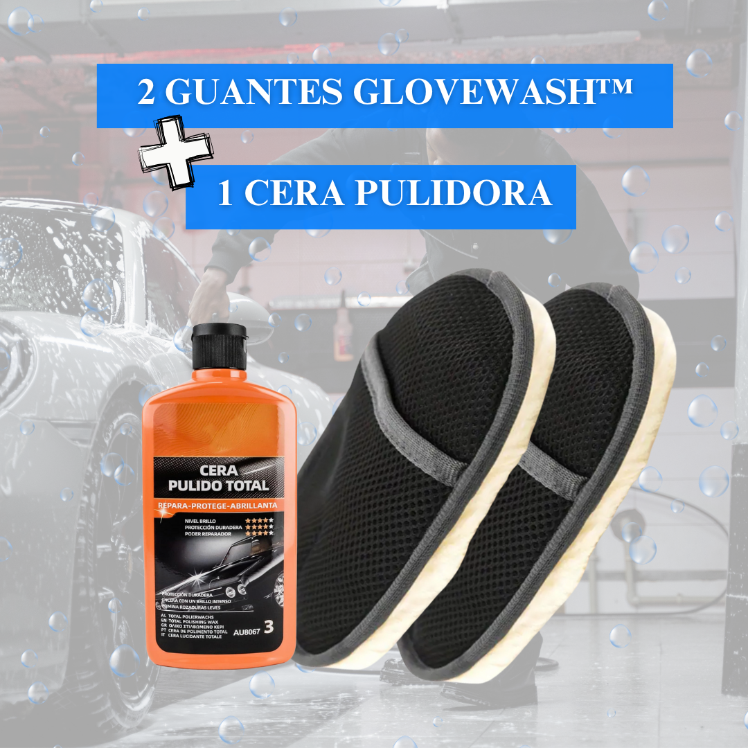 GloveWash™ – Guante de Microfibra para Limpieza de Coche
