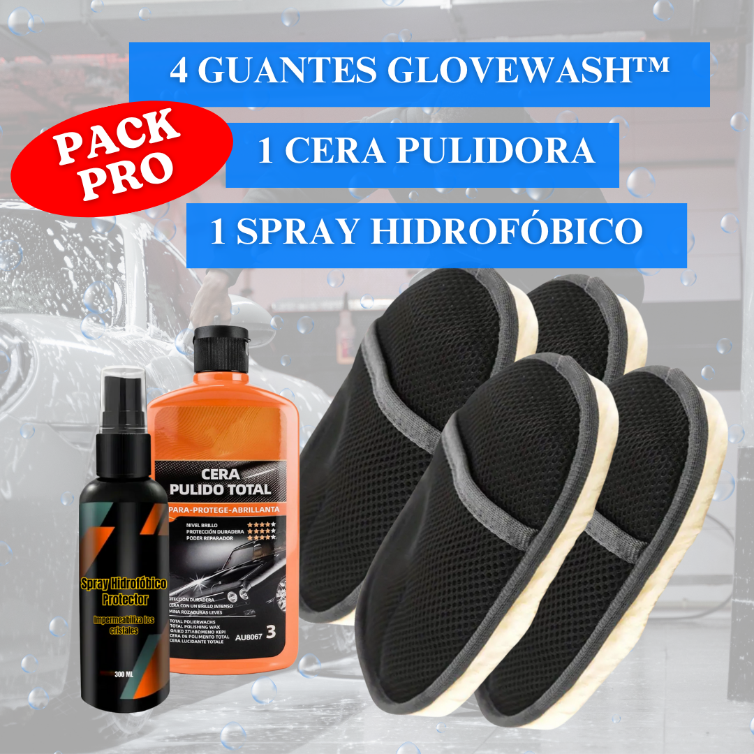 GloveWash™ – Guante de Microfibra para Limpieza de Coche