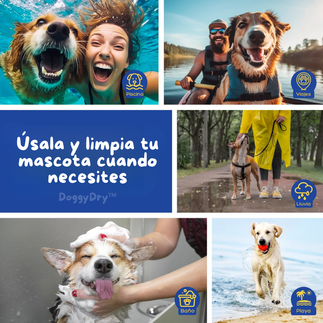 DoggyDry| Súper Toalla para Mascotas