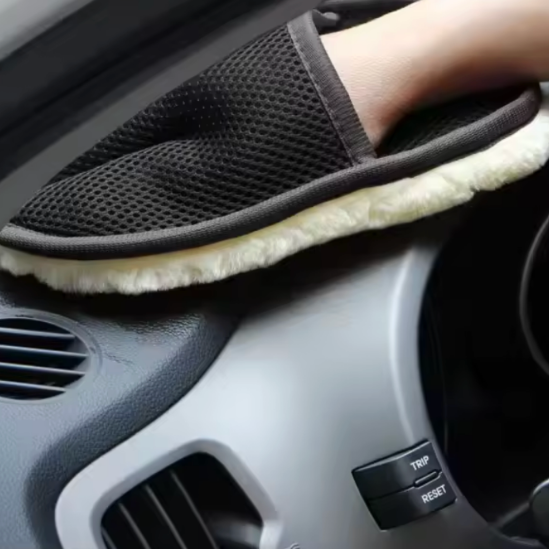 GloveWash™ – Guante de Microfibra para Limpieza de Coche