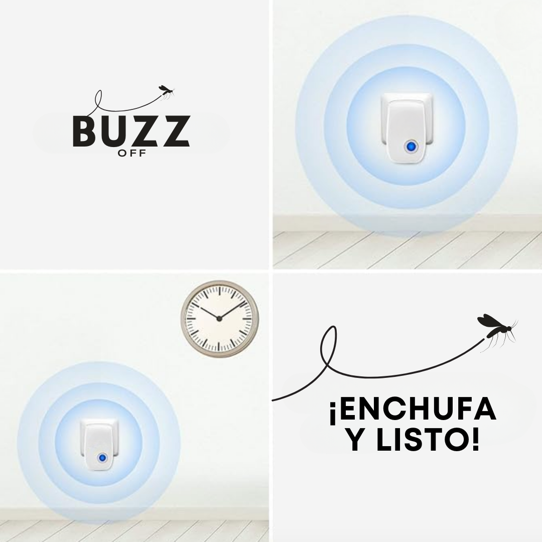 BuzzOff™ | Repelente eléctrico de plagas domésticas