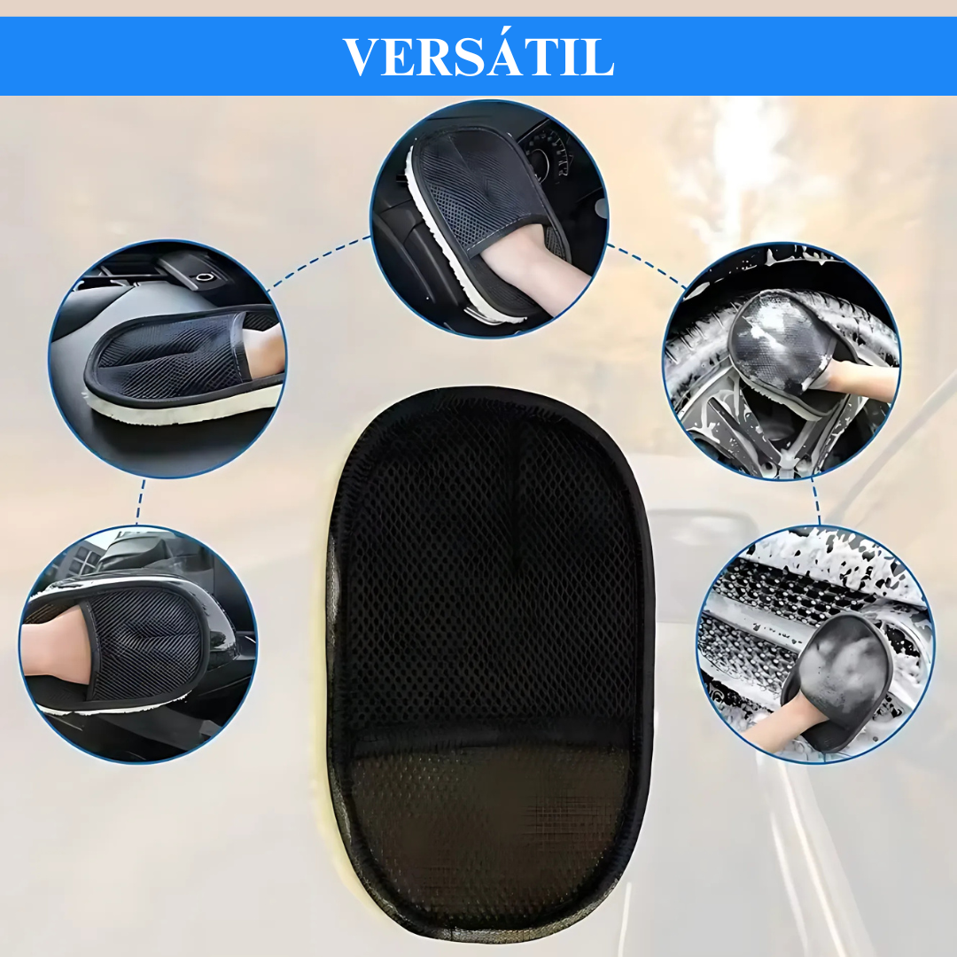 GloveWash™ – Guante de Microfibra para Limpieza de Coche