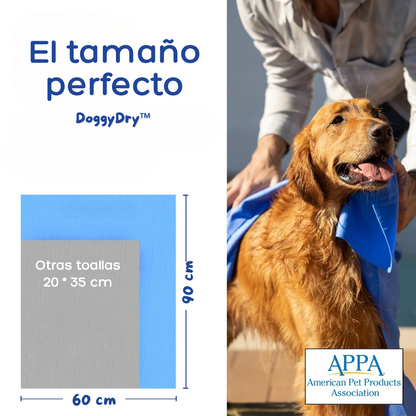 DoggyDry| Súper Toalla para Mascotas