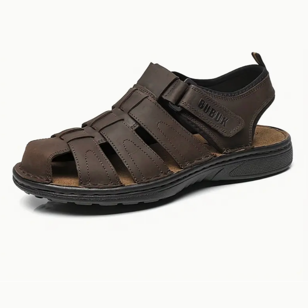 TrailStep™: Sandalias ortopédicas de cuero