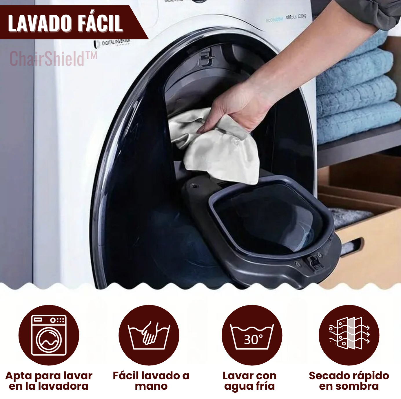 ChairShield: Fundas Elásticas Impermeables y Antipelos para Sillas