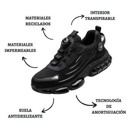 SegurStep™ – Zapatilla de Seguridad S3 con Cierre Rápido por Dial