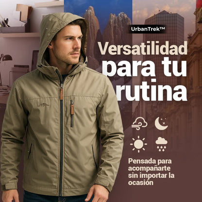 UrbanTrek™ – Chaqueta Impermeable & Térmica de Hombre