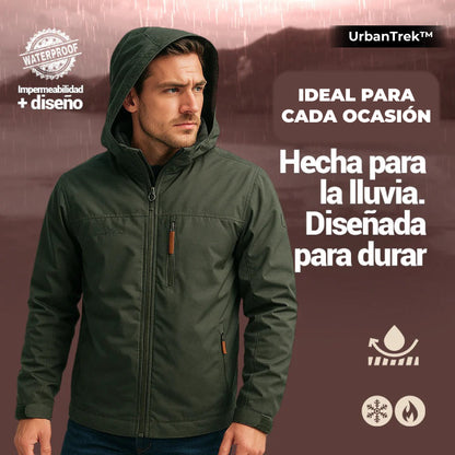 UrbanTrek™ – Chaqueta Impermeable & Térmica de Hombre