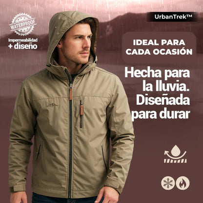 UrbanTrek™ – Chaqueta Impermeable & Térmica de Hombre