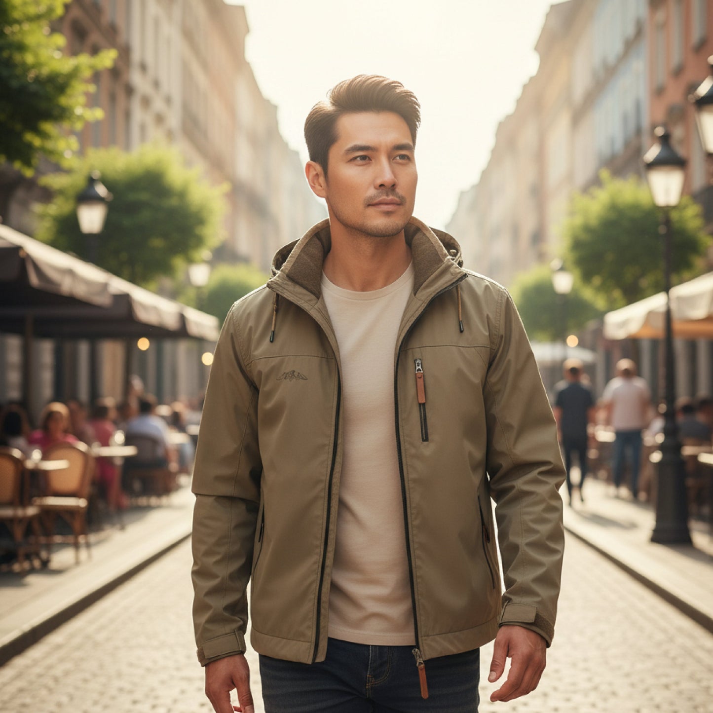UrbanTrek™ – Chaqueta Impermeable & Térmica de Hombre