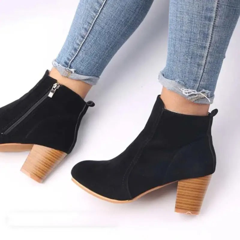 Elevia™ – Botines de Plataforma Elegantes para Mujer