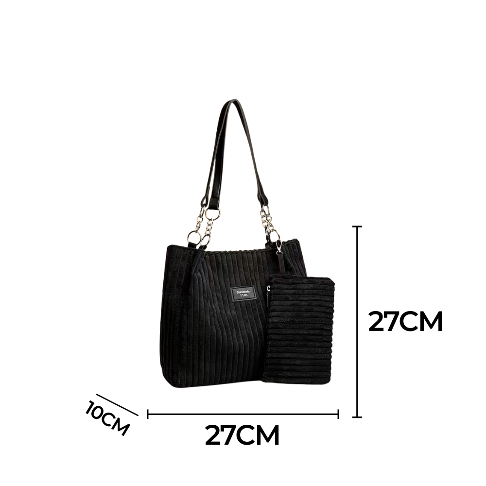 LilyBag™ – Bolso de Pana Elegante y Versátil